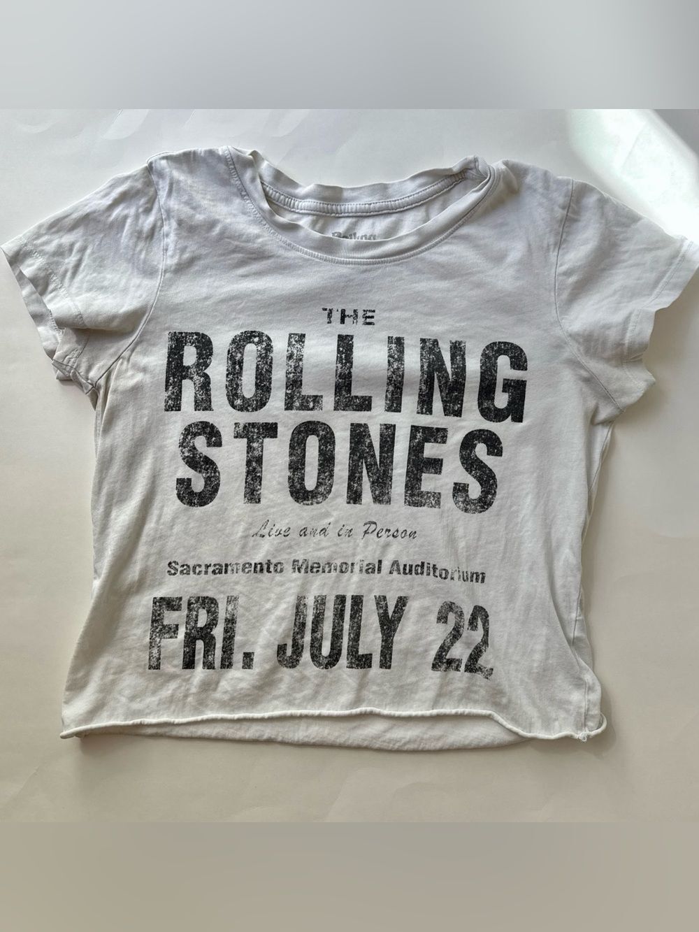 People of Leisure Rolling Stones Concert Baby Tee - Size Small